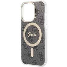 Заредете изображение във визуализатора на галерията – Guess IML 4G MagSafe case for iPhone 15 Pro - black
