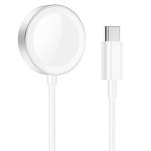 Заредете изображение във визуализатора на галерията – HOCO wireless charger Type C for Apple Watch 3W CW39C white
