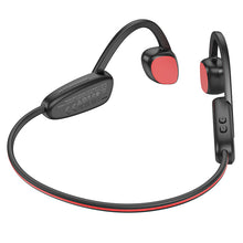 Заредете изображение във визуализатора на галерията – Borofone Sports earphones BE62 Receptive bluetooth red
