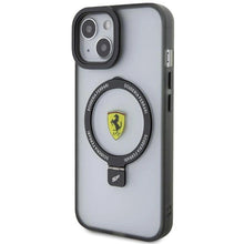 Заредете изображение във визуализатора на галерията – Ferrari Ring Stand 2023 Collection MagSafe Case for iPhone 15 Plus / 14 Plus - Transparent
