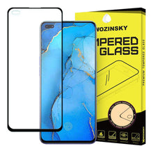 Заредете изображение във визуализатора на галерията – Wozinsky Tempered Glass Full Glue Super Tough Screen Protector Full Coveraged with Frame Case Friendly for Oppo Reno3 Pro black
