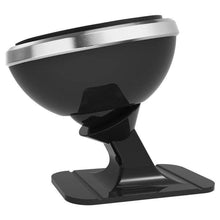 Заредете изображение във визуализатора на галерията – BASEUS car holder magnetic to center console 360° Adjustable silver SUCX140012
