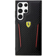 Заредете изображение във визуализатора на галерията – Ferrari FEHCS23LNPYK S23 Ultra S918 black/black hardcase Carbon Contrast Edges
