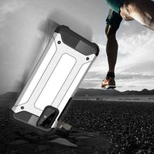 Заредете изображение във визуализатора на галерията – Hybrid Armor Case Tough Rugged Cover for Samsung Galaxy S20 Plus black
