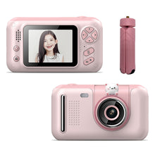 Заредете изображение във визуализатора на галерията – Digital camera for children S9 HD with tripod pink
