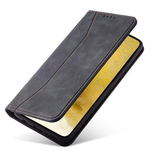 Заредете изображение във визуализатора на галерията – Magnet Fancy Case for Samsung Galaxy S23 Ultra flip cover wallet stand black
