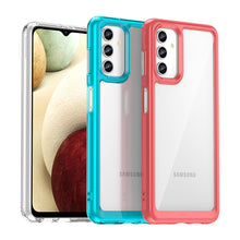 Заредете изображение във визуализатора на галерията – Outer Space Case for Samsung Galaxy A13 5G cover with a flexible frame blue
