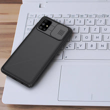 Заредете изображение във визуализатора на галерията – Nillkin CamShield Pro Case Durable Cover with camera protection shield for Samsung Galaxy M51 black
