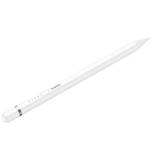 Заредете изображение във визуализатора на галерията – BASEUS smooth writing capacitive Stylus Writing 2 Lite LED (active version + wirelles + cable USB A to Lightning 8-pin) 130 mAh white P80015806211-02/BS-PS030

