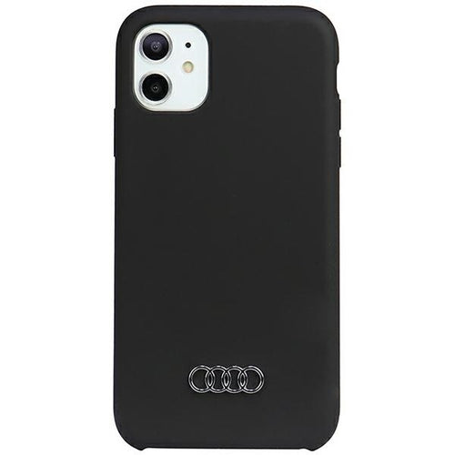 Original Case AUDI hardcase Silicone Case AU-LSRIP11-Q3/D1-BK for Iphone 11/ Xr black