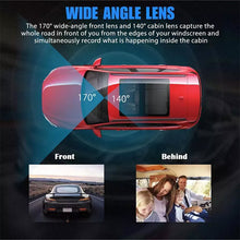 Заредете изображение във визуализатора на галерията – Car Dash Cam DVR-06 2,0 inches + rear camera
