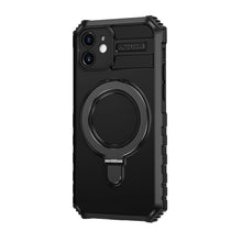 Заредете изображение във визуализатора на галерията – Tel Protect Armor Magsafe Metal Ring Case for Iphone 12 black
