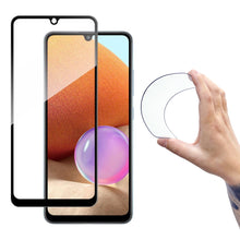 Заредете изображение във визуализатора на галерията – Wozinsky Full Cover Flexi Nano Glass Hybrid Screen Protector with frame for Samsung Galaxy A42 5G transparent
