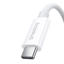 Заредете изображение във визуализатора на галерията – Baseus CB000068 USB-C - USB-C cable 240W PD 8K 60Hz 1m - white
