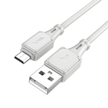 Заредете изображение във визуализатора на галерията – HOCO cable USB to Micro 2,4A Assistant X101 gray (30pcs/box)
