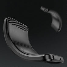 Заредете изображение във визуализатора на галерията – Carbon Case cover for Sony Xperia 10 V flexible silicone carbon cover black
