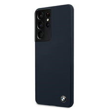 Заредете изображение във визуализатора на галерията – Original faceplate case BMW BMHCS21LSILNA for SAMSUNG S21 Ultra (Signature / navy)
