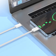 Заредете изображение във визуализатора на галерията – Borofone Cable BX103 Original - Type C to Typ C - 60W 3A 1 metre blue
