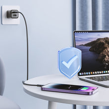 Заредете изображение във визуализатора на галерията – Joyroom USB C - Lightning 20W Surpass Series cable for fast charging and data transfer 3 m black (S-CL020A11)
