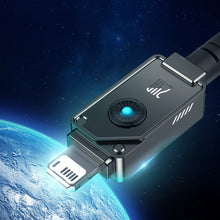 Заредете изображение във визуализатора на галерията – USB cable - Lightning Baseus Unbreakable 2.4A 480Mbps 2m - black
