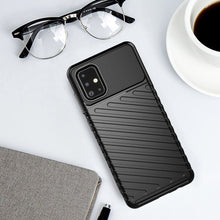 Заредете изображение във визуализатора на галерията – Thunder Case Flexible Tough Rugged Cover TPU Case for Samsung Galaxy A21S black
