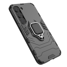 Заредете изображение във визуализатора на галерията – Ring Armor case for Samsung Galaxy S23 armored cover magnetic holder ring black

