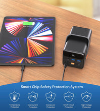 Заредете изображение във визуализатора на галерията – Choetech MIni power station USB-A / USB-C / micro USB 50000mAh 65W - black
