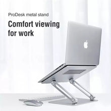 Заредете изображение във визуализатора на галерията – Nillkin ProDesk adjustable laptop stand silver
