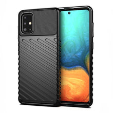 Заредете изображение във визуализатора на галерията – Thunder Case Flexible Tough Rugged Cover TPU Case for Samsung Galaxy A21S black
