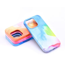 Заредете изображение във визуализатора на галерията – Leather Mag Cover for IPHONE 15 PLUS color splash

