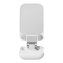 Заредете изображение във визуализатора на галерията – Baseus Seashell Series adjustable phone stand - white

