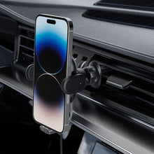 Заредете изображение във визуализатора на галерията – Spigen UTS12W ONETAP UNIVERSAL VENT CAR MOUNT WIRELESS CHARGER BLACK
