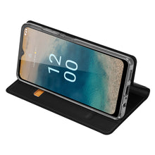 Заредете изображение във визуализатора на галерията – Dux Ducis Skin Pro case for Nokia G22 flip cover card wallet stand black
