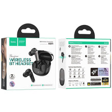 Заредете изображение във визуализатора на галерията – HOCO bluetooth earphones TWS EQ11 Pacifico black
