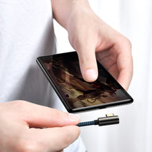 Заредете изображение във визуализатора на галерията – Baseus Legend Series Elbow Fast Charging USB Type C - USB Type C 100W 5A 2m blue (CACS000703)
