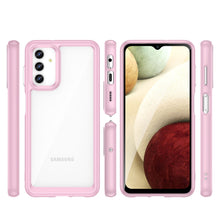 Заредете изображение във визуализатора на галерията – Outer Space Case for Samsung Galaxy A13 5G cover with a flexible frame pink
