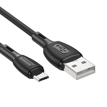 Заредете изображение във визуализатора на галерията – Borofone Cable BX86 Advantage - USB to Micro USB - 2,4A 1 metre black
