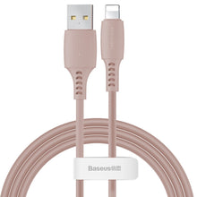 Заредете изображение във визуализатора на галерията – Baseus Colourful Cable USB / Lightning 2.4A 1.2m pink (CALDC-04)
