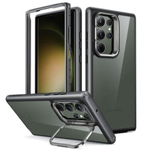 Заредете изображение във визуализатора на галерията – ESR SHOCK ARMOR KICKSTAND GALAXY S23 ULTRA CLEAR/BLACK
