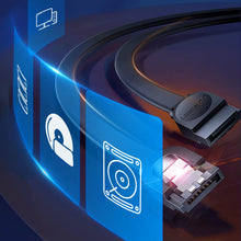 Заредете изображение във визуализатора на галерията – Ugreen SATA 3.0 cable 0.5m black (US217)
