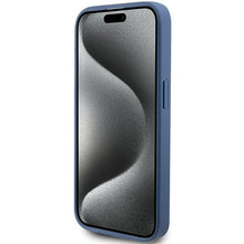 Заредете изображение във визуализатора на галерията – Original Case GUESS hardcase 4G Stripe Collection GUHCP15LG4GLBL for Iphone 15 Pro blue
