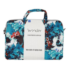 Заредете изображение във визуализатора на галерията – Wonder Briefcase Laptop 17 inches white poppies
