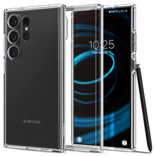 Заредете изображение във визуализатора на галерията – Case SPIGEN Ultra Hybrid ACS07292 for Samsung Galaxy S24 Ultra - Crystal Clear
