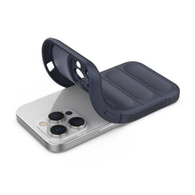 Заредете изображение във визуализатора на галерията – Magic Shield Case case for iPhone 14 Pro flexible armored case dark blue
