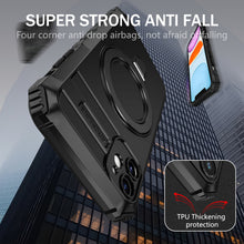 Заредете изображение във визуализатора на галерията – Tel Protect Armor Magsafe Metal Ring Case for Iphone 11 black
