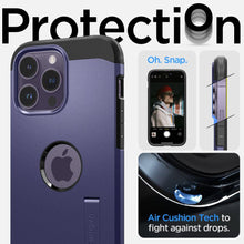 Заредете изображение във визуализатора на галерията – Spigen TOUGH ARMOR MAG MAGSAFE IPHONE 14 PRO MAX DEEP PURPLE

