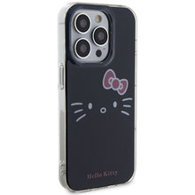 Заредете изображение във визуализатора на галерията – Original Case HELLO KITTY hardcase IML Kitty Face HKHCP15XHKHLK for Iphone 15 Pro Max black

