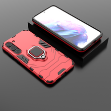 Заредете изображение във визуализатора на галерията – Ring Armor case for Samsung Galaxy S23+ armored cover magnetic holder ring black
