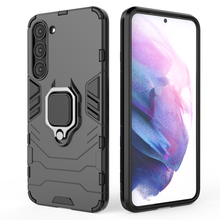 Заредете изображение във визуализатора на галерията – Ring Armor case for Samsung Galaxy S23+ armored cover magnetic holder ring black

