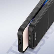 Заредете изображение във визуализатора на галерията – 3in1 Wallet Case with Stand for iPhone 15 Pro Max MagSafe RFID Blocker Dux Ducis Rafi Mag - Black

